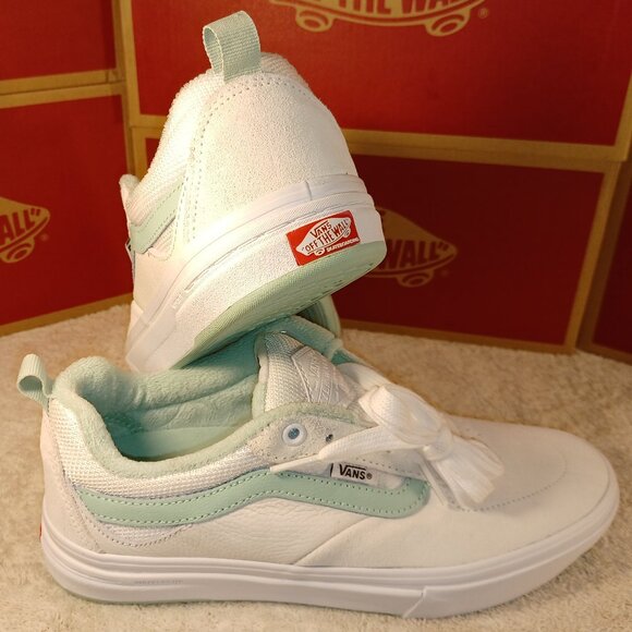 Vans Men's 7/Women's 8.5 Kyle Walker Sport Vtg White/Mint VN0A5JIE9C9 - Picture 4 of 12
